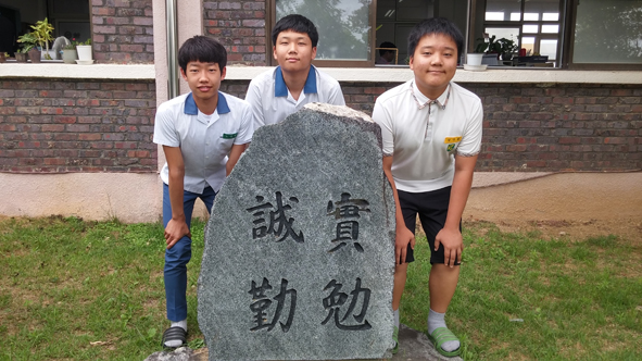 왼쪽부터 노영빈, 구태용, 김주현 학생.