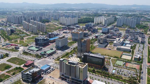 충북혁신도시 전경.