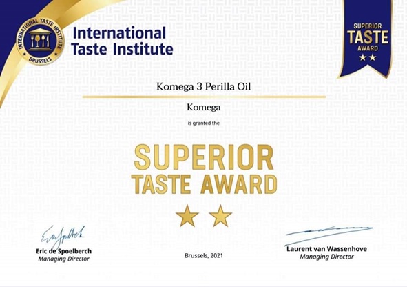 최근 생극면에 소재한 코메가(대표 정훈백) 생들깨기름이 정부가 선정한 ‘브랜드K’ 에 선정된 데 이어 2021 iTQi 세계식품 미각상에서 은상을 수상하는 쾌거를 안았다.