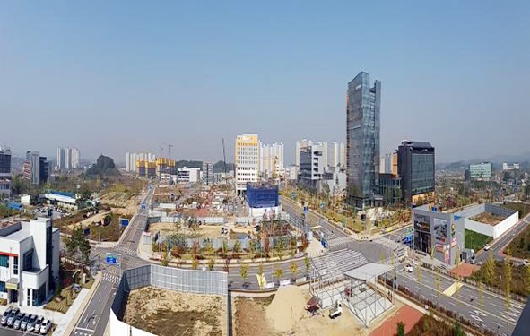 충북혁신도시 모습.